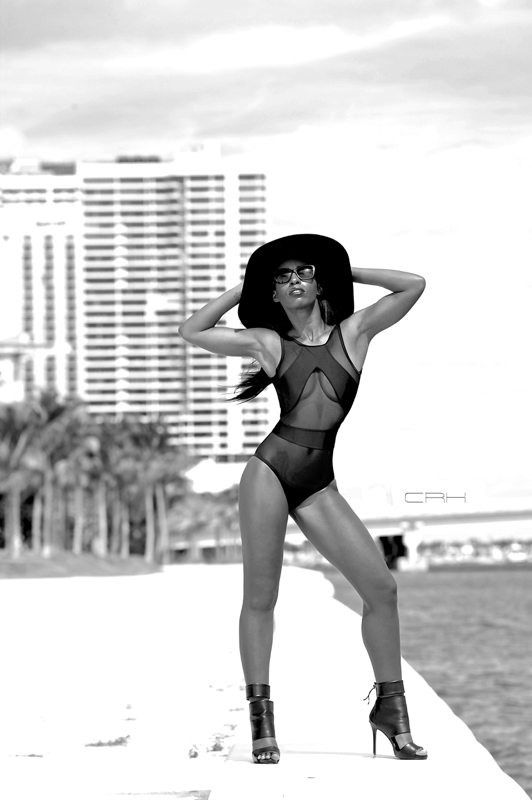 Male and Female model photo shoot of C R HENDERSON and Davia LC in MIAMI