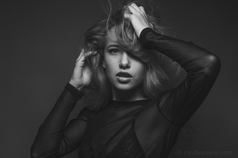 Female model photo shoot of breeboe by RW Steele