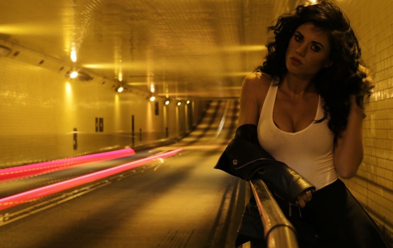 Female model photo shoot of femme_fatale__ in Fort Lauderdale tunnel