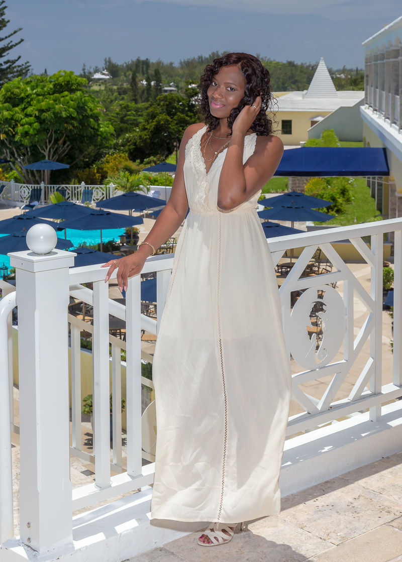 Male and Female model photo shoot of foleys fotos and Taja Nicole in Elbow Beach Hotel, Warwick Bermuda