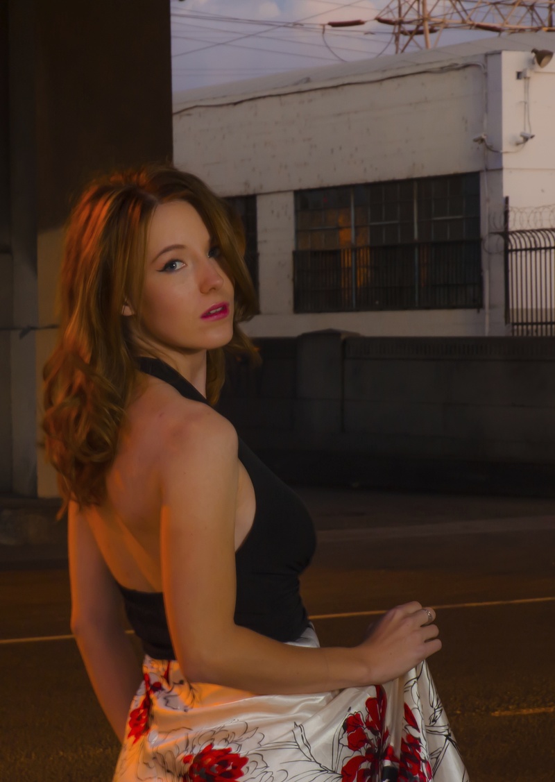 Female model photo shoot of vanessaflaherty in Downtown Los Angeles, CA