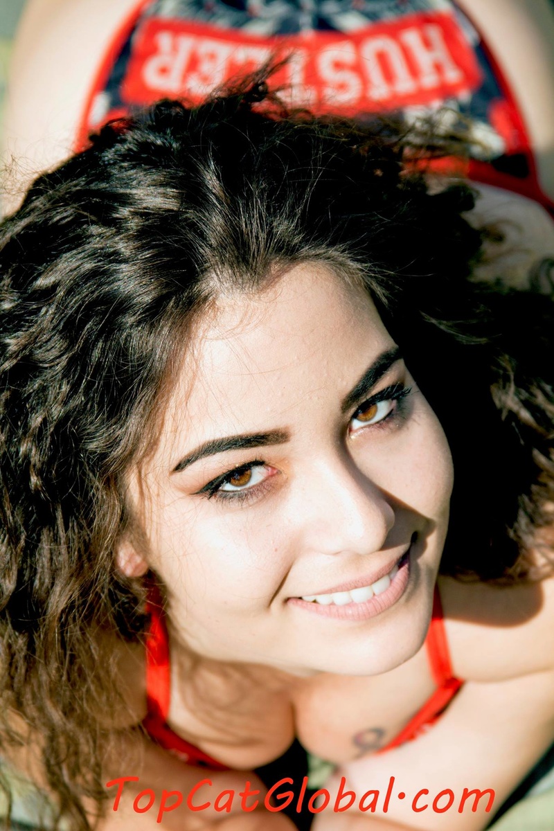 Female model photo shoot of nesha miyumi in Pool Side