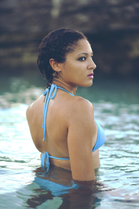 Female model photo shoot of Kori Lauren Thompson in BAHAMAS