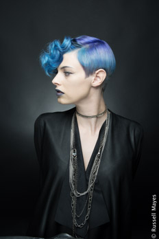 Female model photo shoot of Vicky Garza hairstylist in Bauhaus