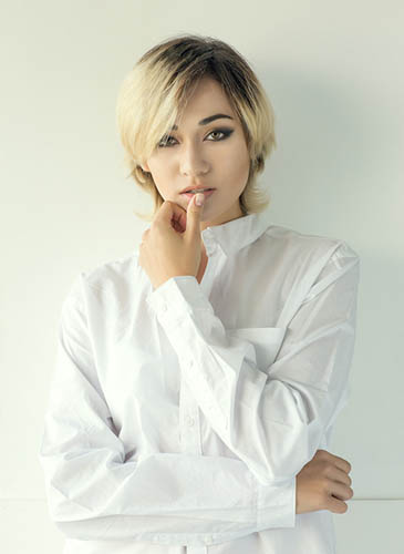 Female model photo shoot of NoraTheExplorer in Seoul