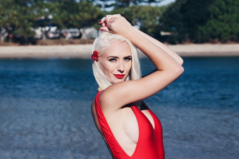 Female model photo shoot of Alina Reutska in Gold Coast