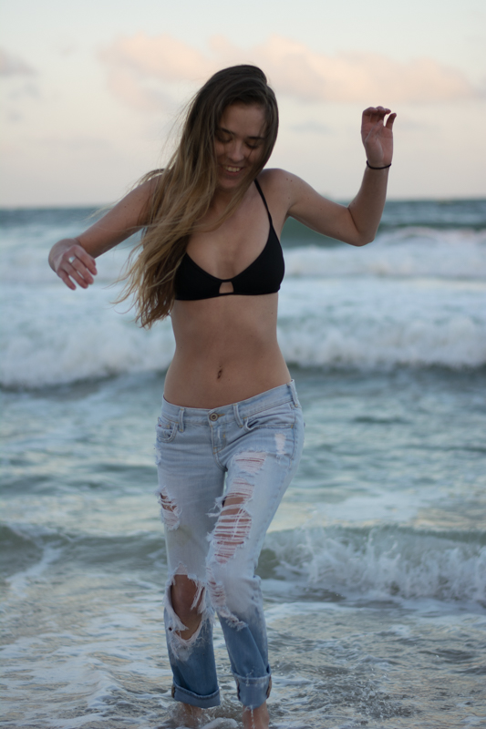 Female model photo shoot of Sierra Rasberry in Fort Lauderdale Beach, FL