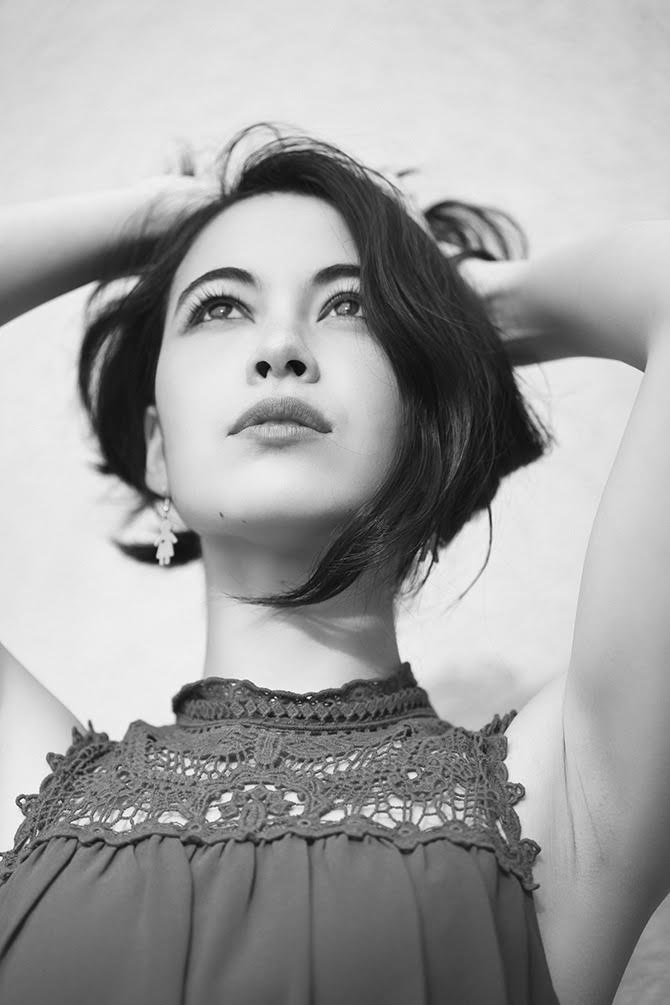 Female model photo shoot of Maya Tsuruki-Holden by Eddy Torigoe