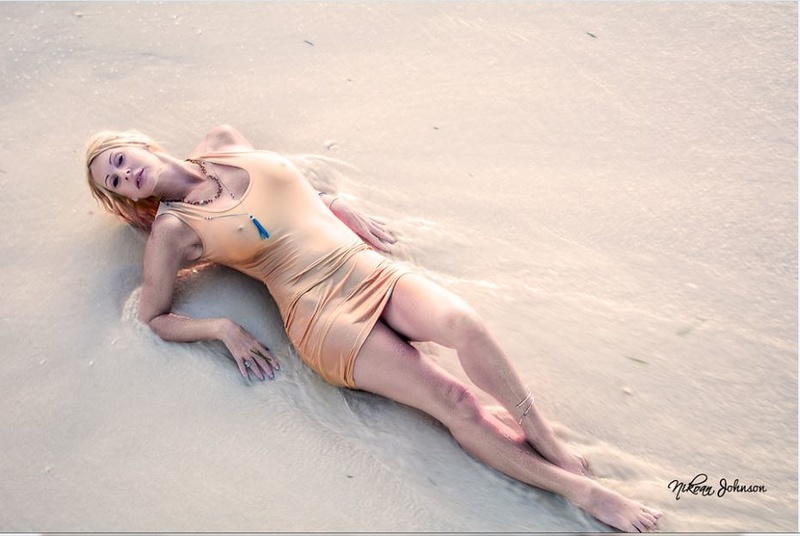 Female model photo shoot of Saxon in Bahamar Beach