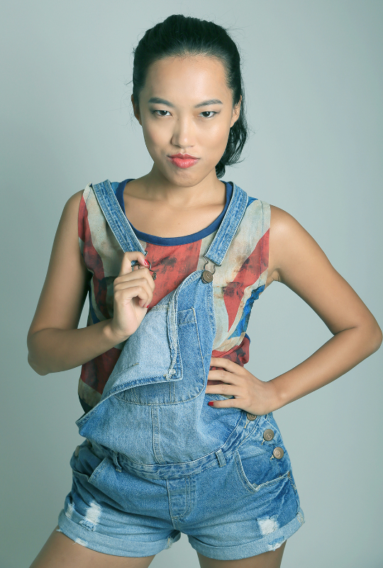 Female model photo shoot of Hebe Tian