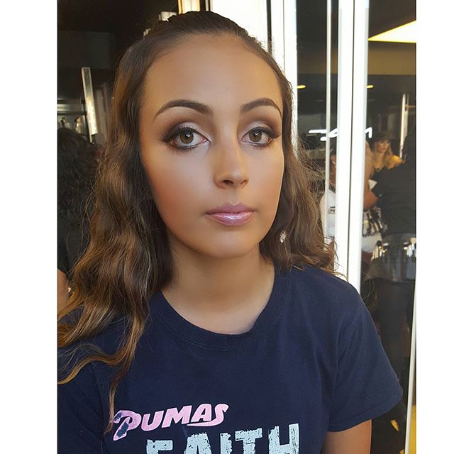 Female model photo shoot of Callie Allen Makeup in Temecula,Ca