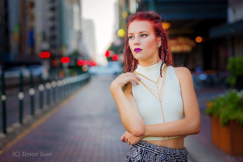 Female model photo shoot of misslynn91 in Downtown Houston