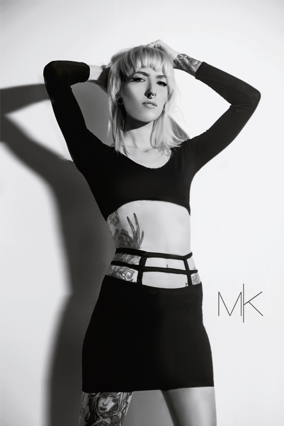 Female model photo shoot of Macdie by Mellani Kristin