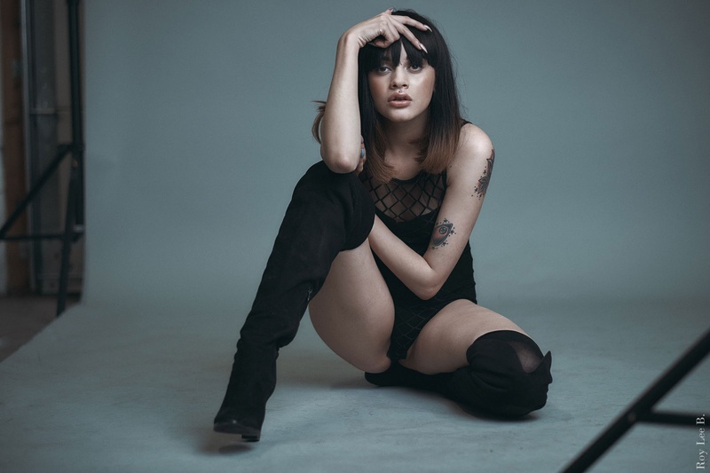 Female model photo shoot of Kittie Kosmetic