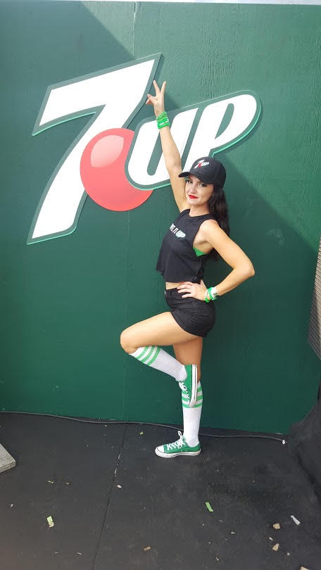 Female model photo shoot of TinaMari in Ultra Music Festival Miami