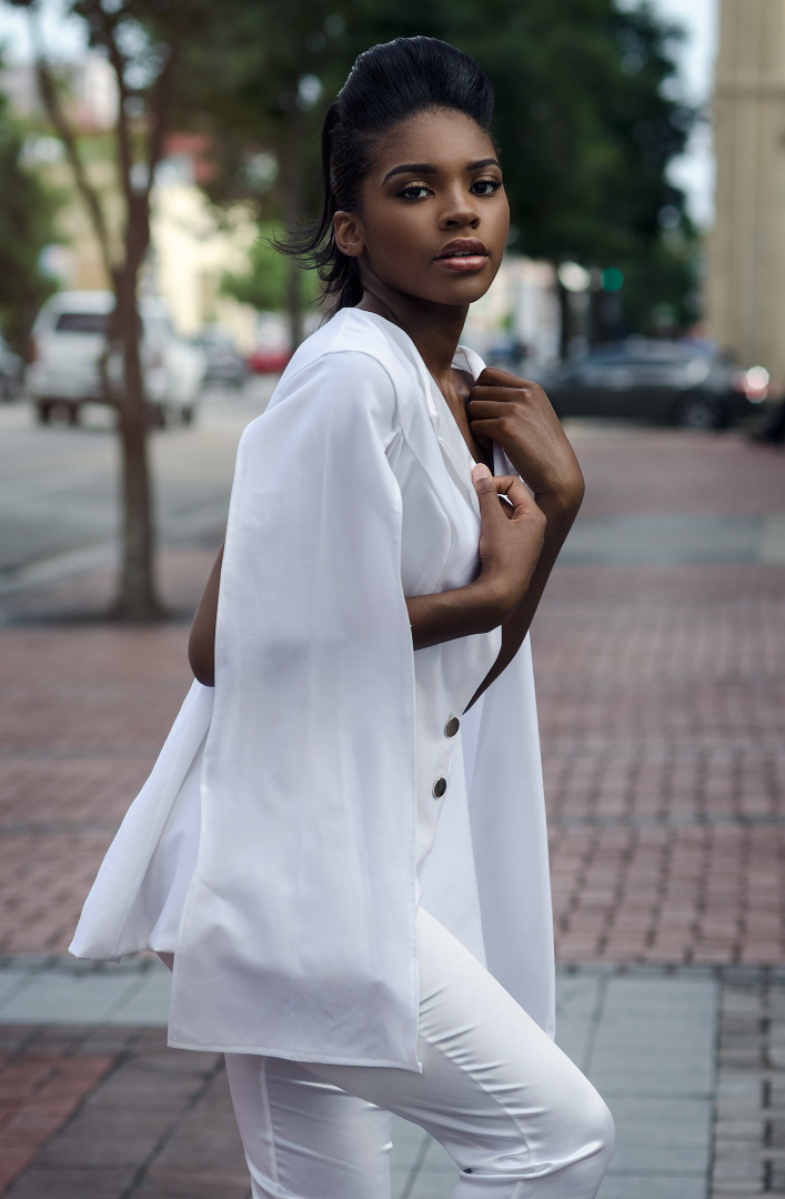 Female model photo shoot of shvnel by Mathieu Channer in New Orleans