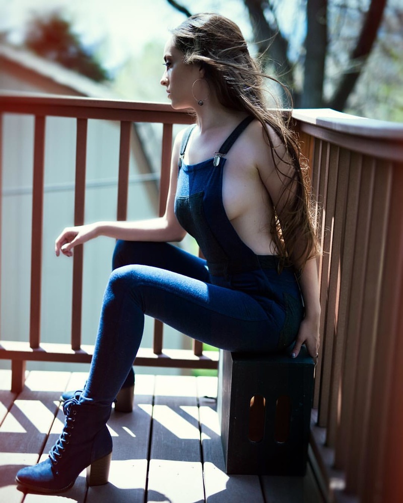 Female model photo shoot of Kayla Deatherage by FawntailPhotography