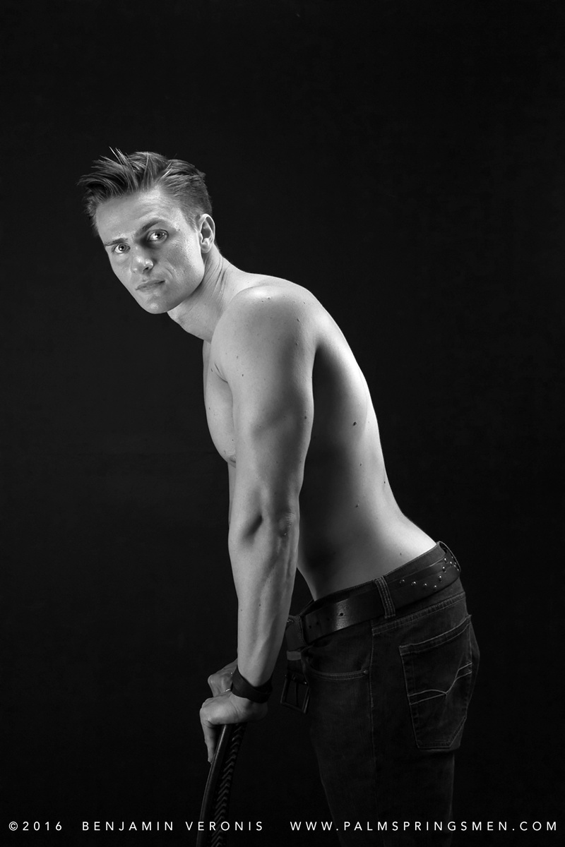Male model photo shoot of Alexburtea by Benjamin Veronis in Palm Springs