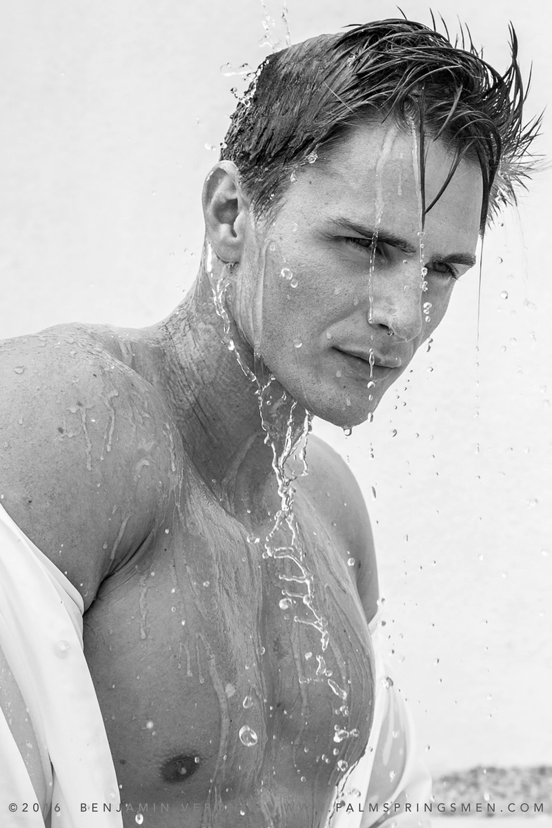 Male model photo shoot of Alexburtea by Benjamin Veronis in Palm Springs