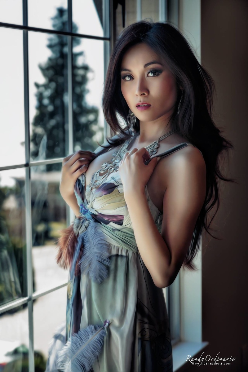 Female model photo shoot of Clarissa Lao by randyordinario in West Vancouver