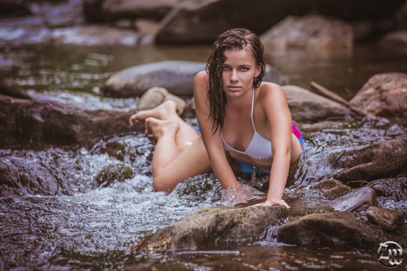 Female model photo shoot of Caitlynne in Emery Creek Trail