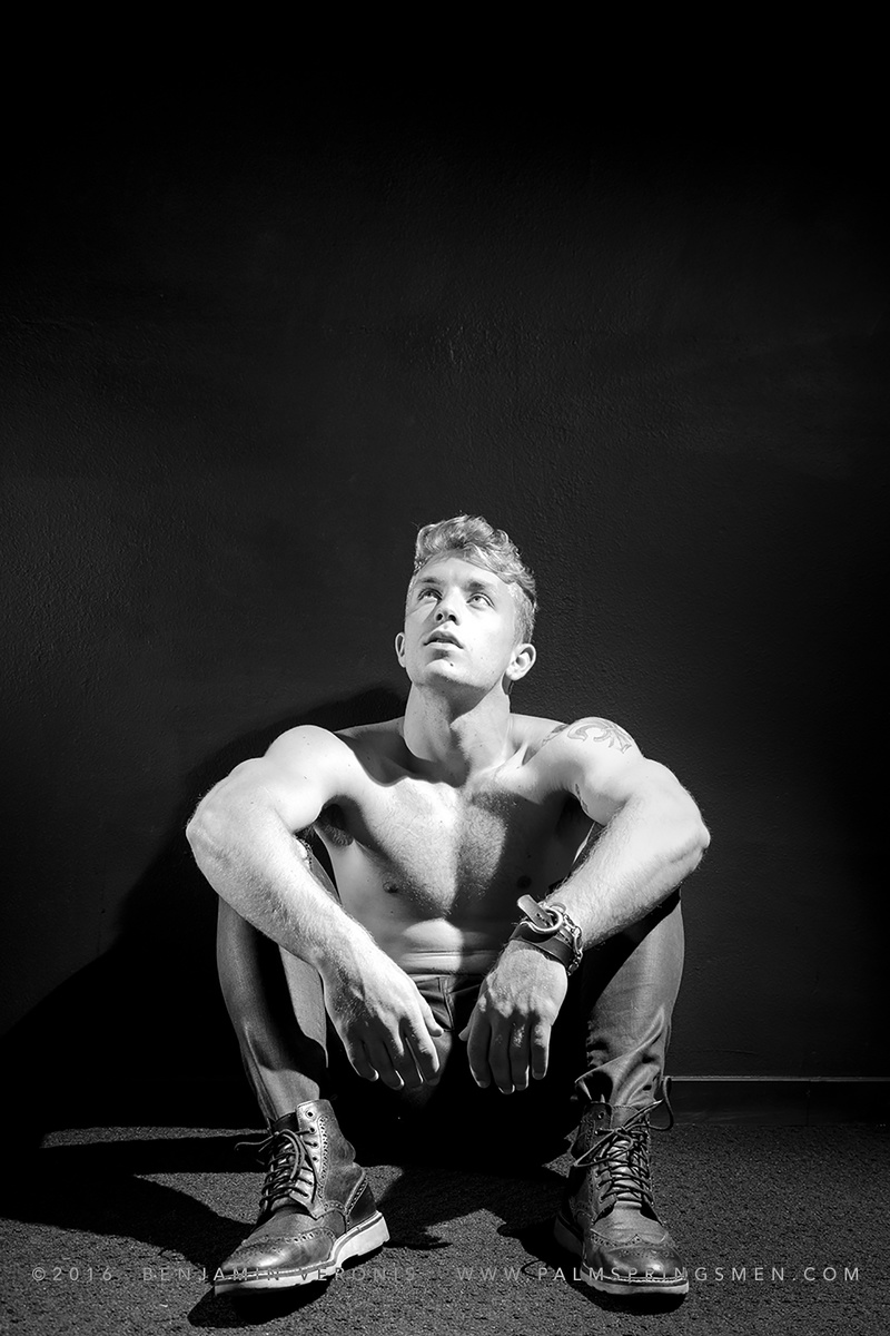 Male model photo shoot of LandoDufrene in Palm Springs