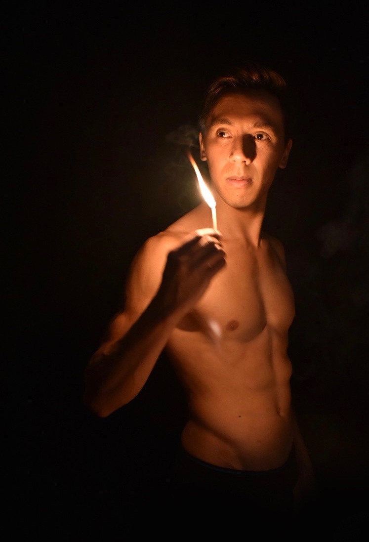 Male model photo shoot of Kaidan Fajardo by John Mar Photo