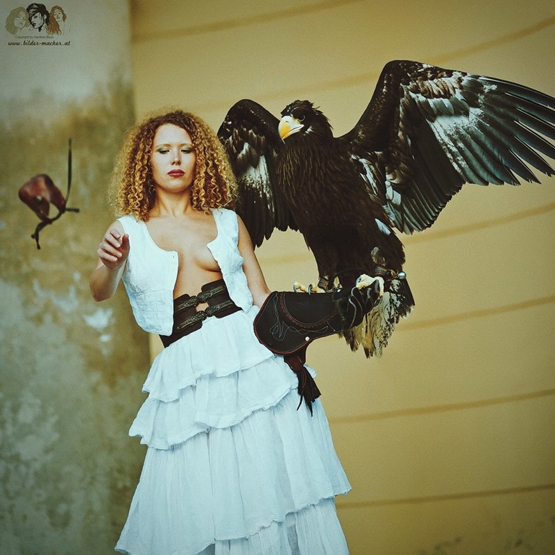 Female model photo shoot of Draco_nobilis by MontyBeton in Lednice