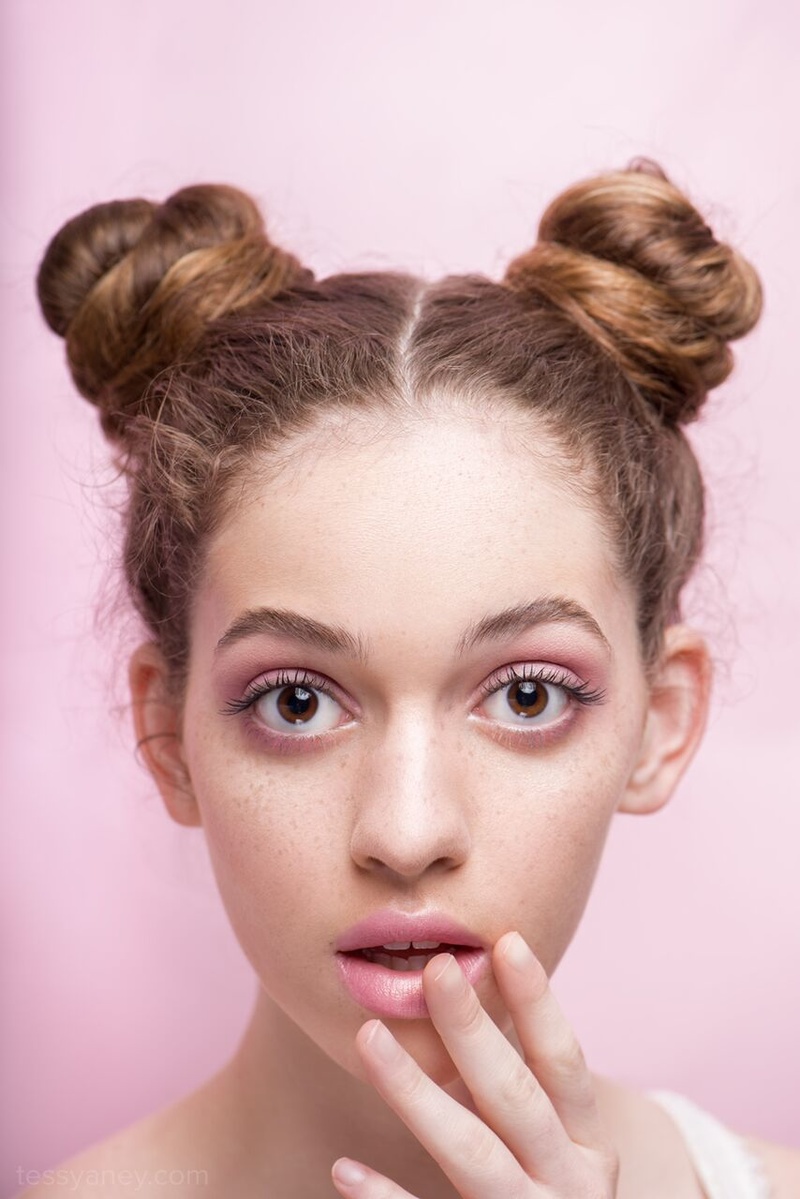 Female model photo shoot of Sarah O Make-up