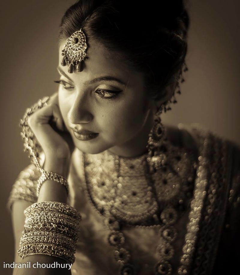 Female model photo shoot of Dawn Tobin Makeup in Bangalore