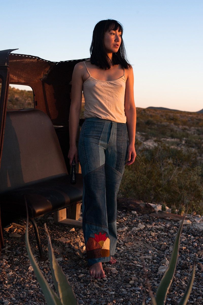 Female model photo shoot of tranish in Terlingua, TX