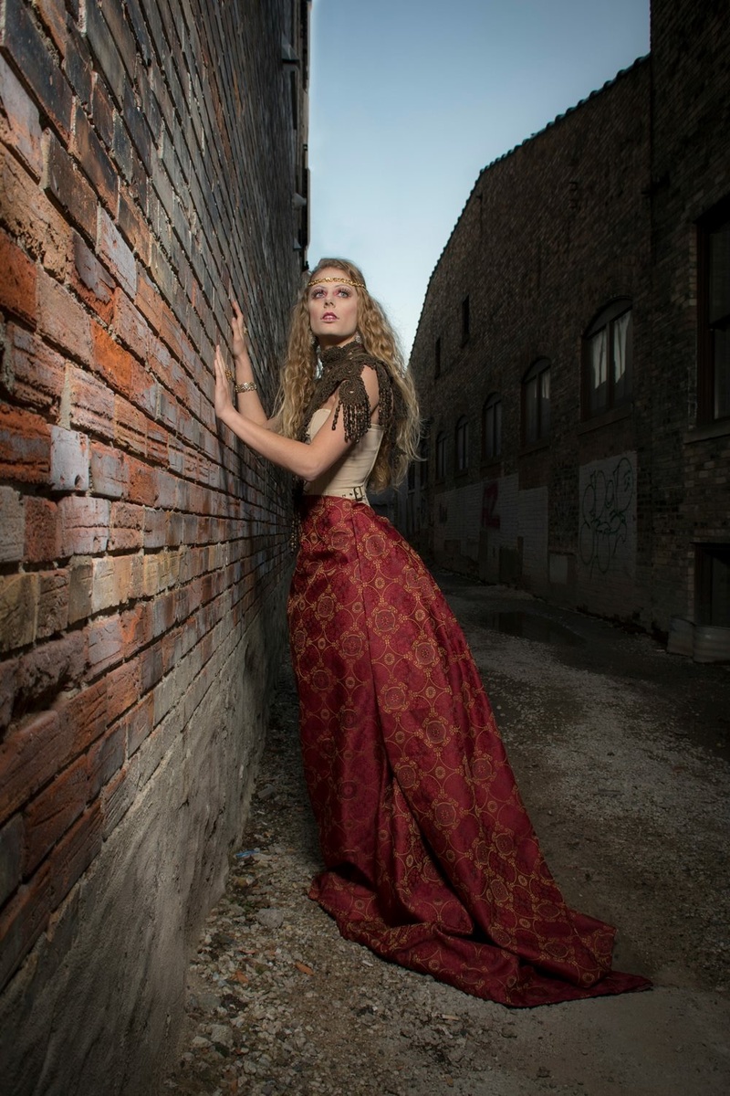 Female model photo shoot of Amelias by Design photography in Downtown Grand Rapids, Michigan