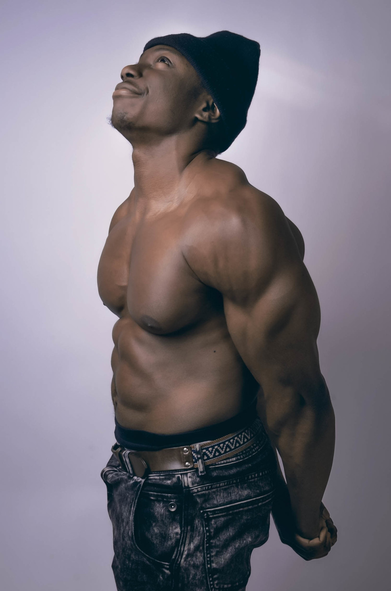 Male model photo shoot of Tunde