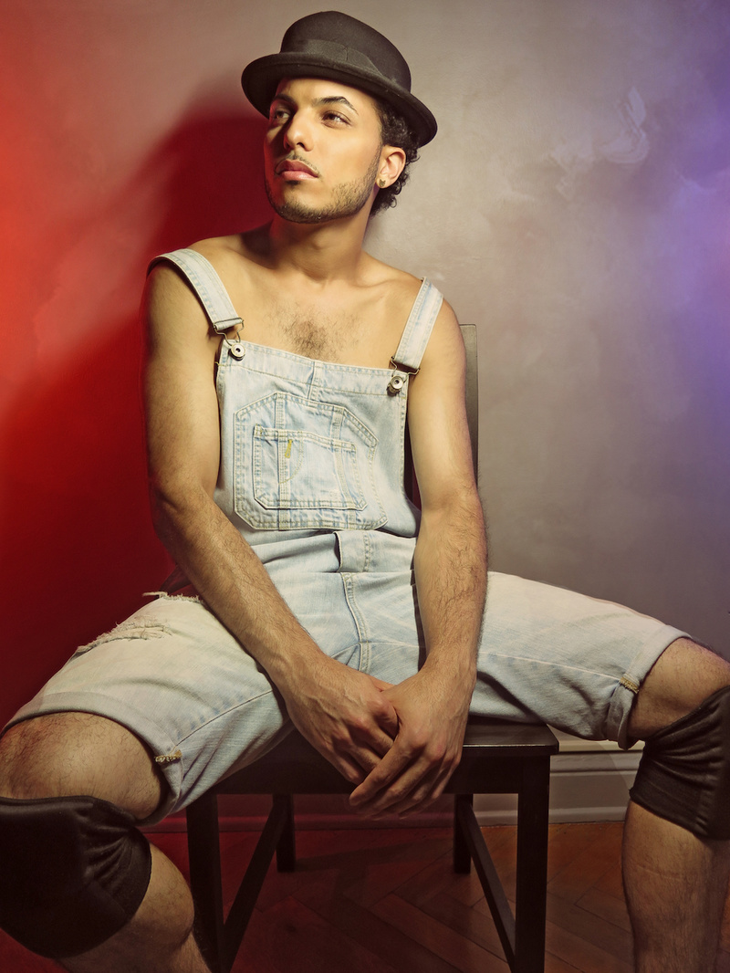 Male model photo shoot of Gabe Serrano by Thomas Anomalous in Washington Heights