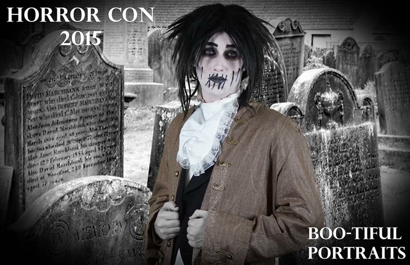Male model photo shoot of Grim Patron in Horror Con. LA California.