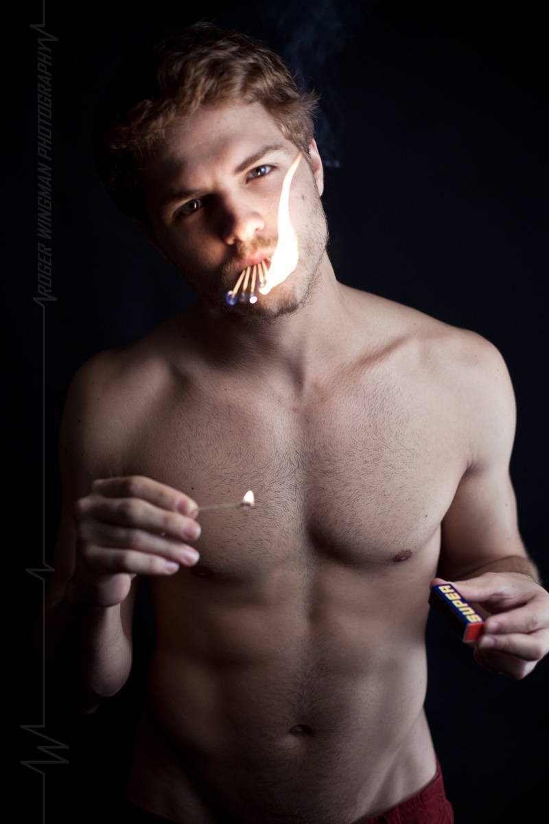 Male model photo shoot of Roger Wingman