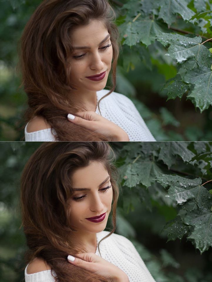 Female model photo shoot of Vitalina Onyshkevych