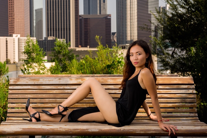 Female model photo shoot of Claire H by jobrienpix in Vista Hermosa Park