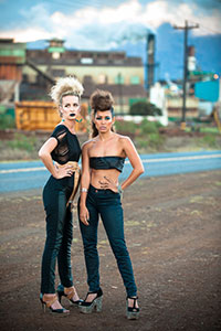 Female model photo shoot of Amity Mason in Kahului Industrial
