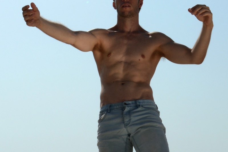 Male model photo shoot of JoelBray in The Dead Sea