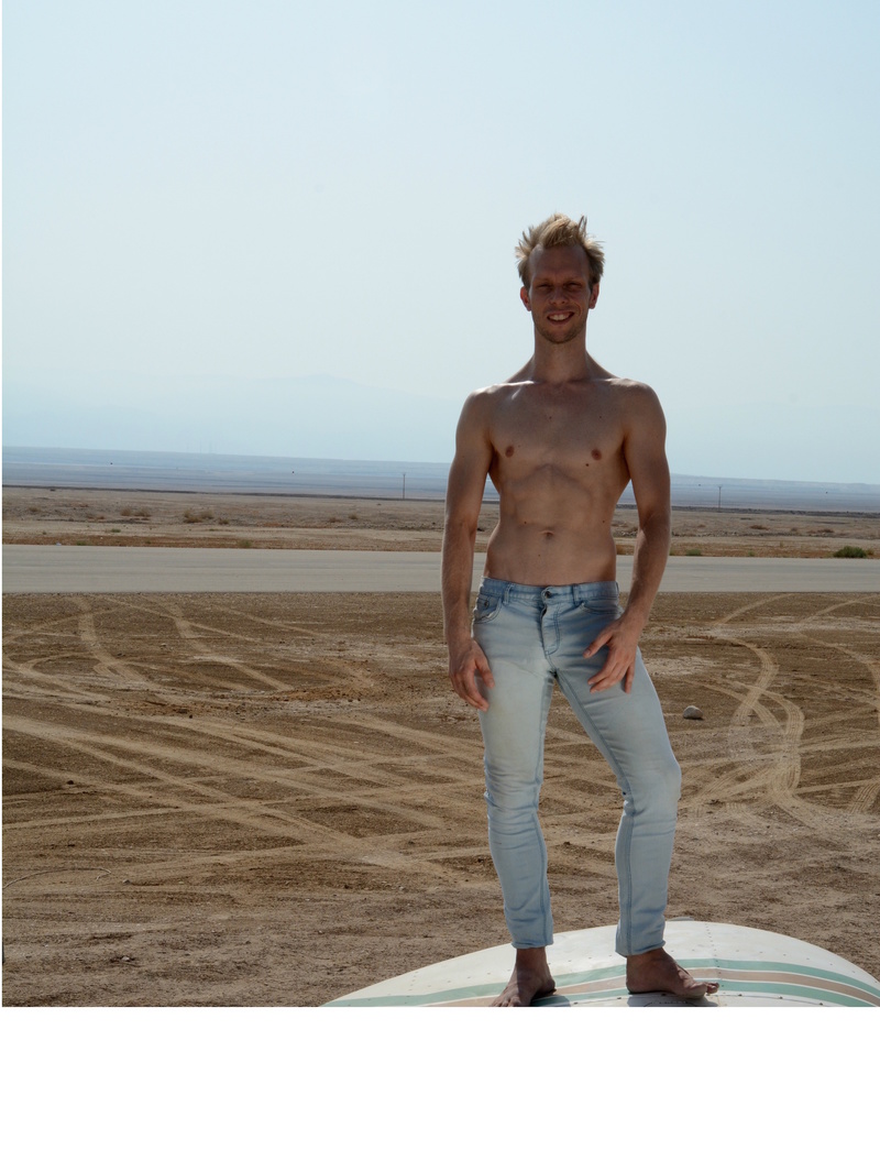 Male model photo shoot of JoelBray in The Dead sea, Israel