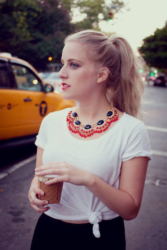 Female model photo shoot of C Claire Rein  in Manhattan