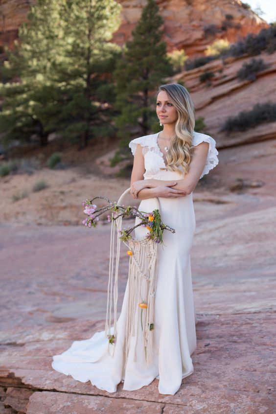 Female model photo shoot of Gretchentanderson in Zion National Park