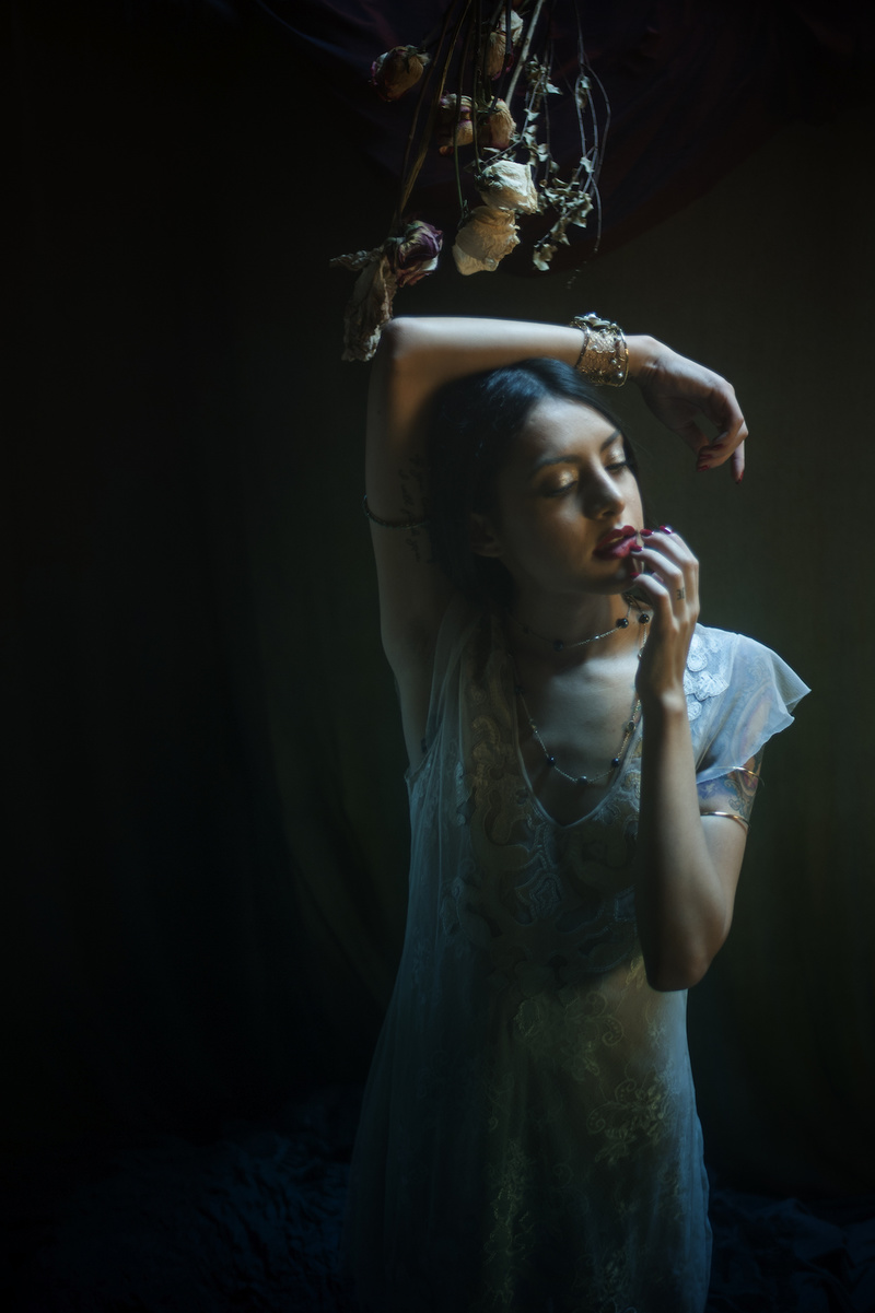 Female model photo shoot of Veronika Casablancas by Edward Isais