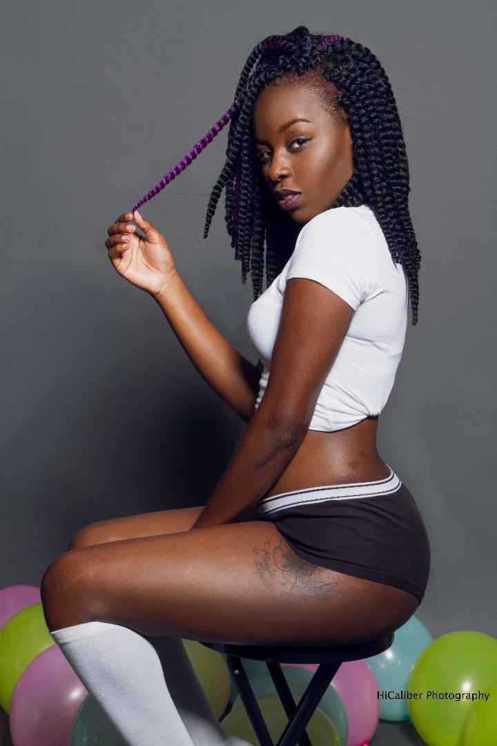 Female model photo shoot of Darkskvnbeauty in Ft.Lauderdale