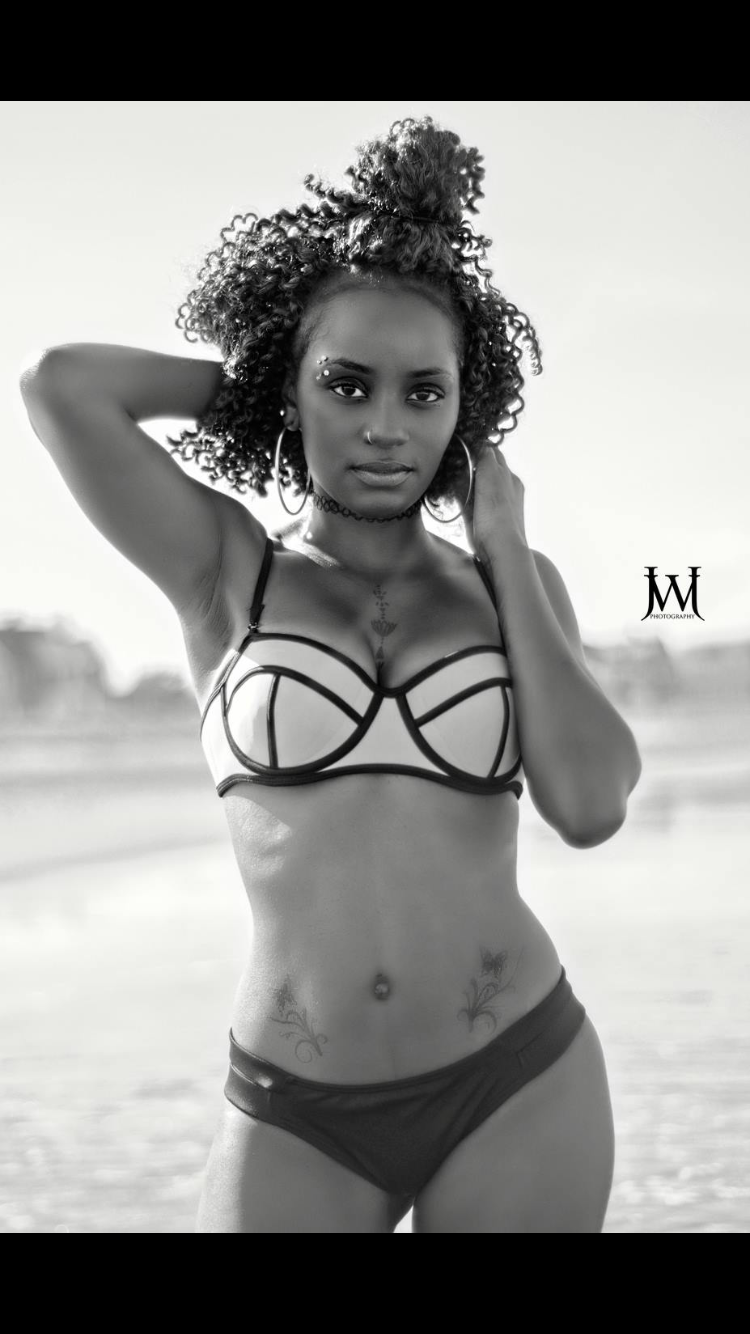 Female model photo shoot of Nysha Robinson in nantasket beach hull