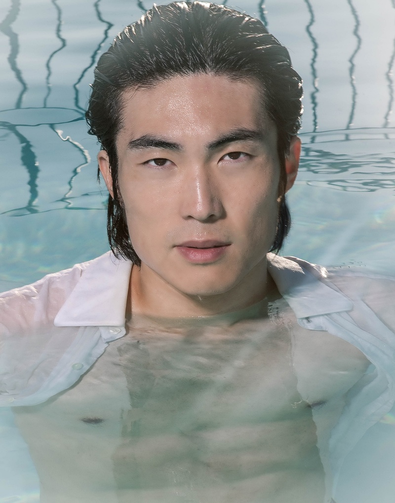 Male model photo shoot of Jun Wu in Los Angeles
