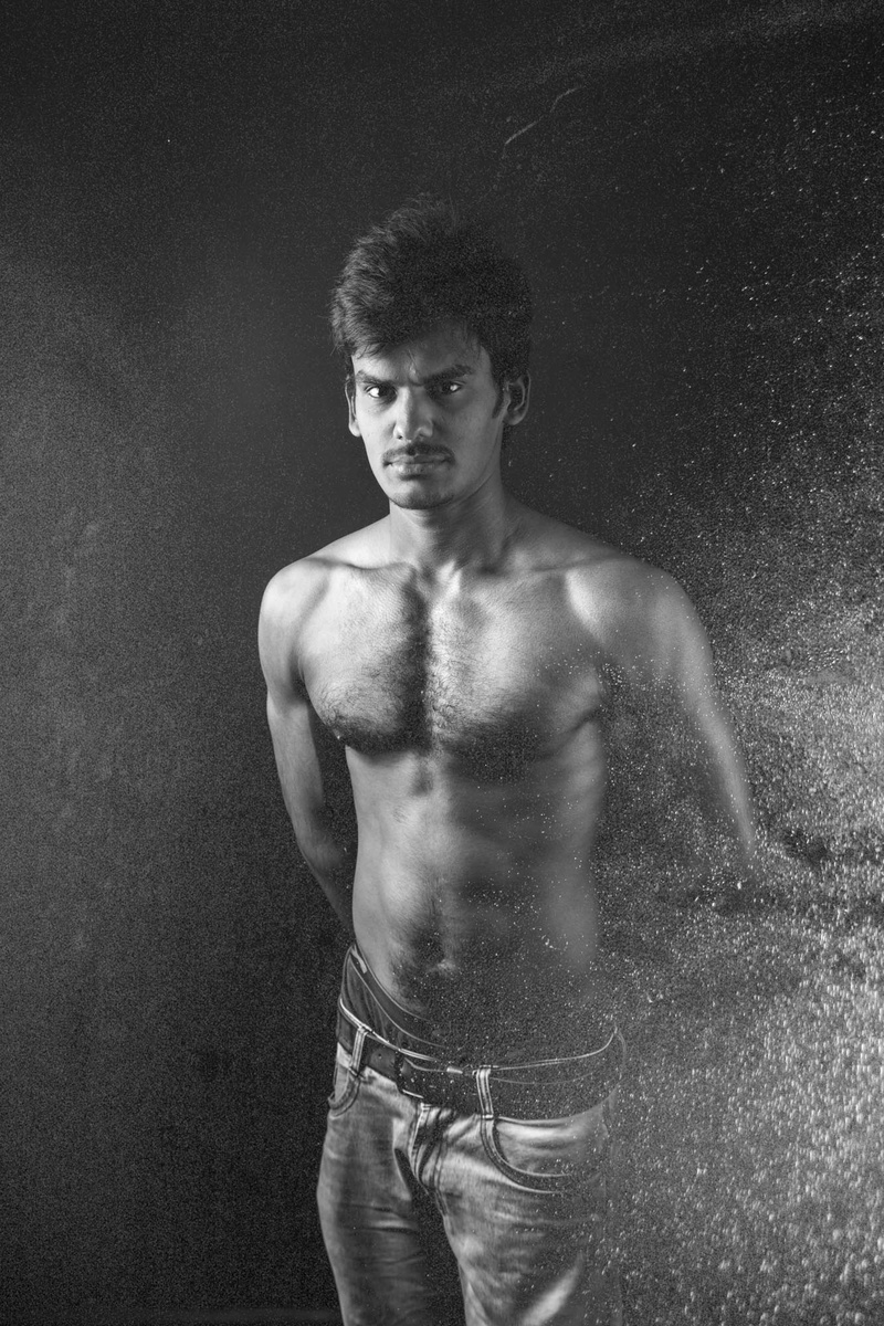 Male model photo shoot of PraneethRed in Chennai