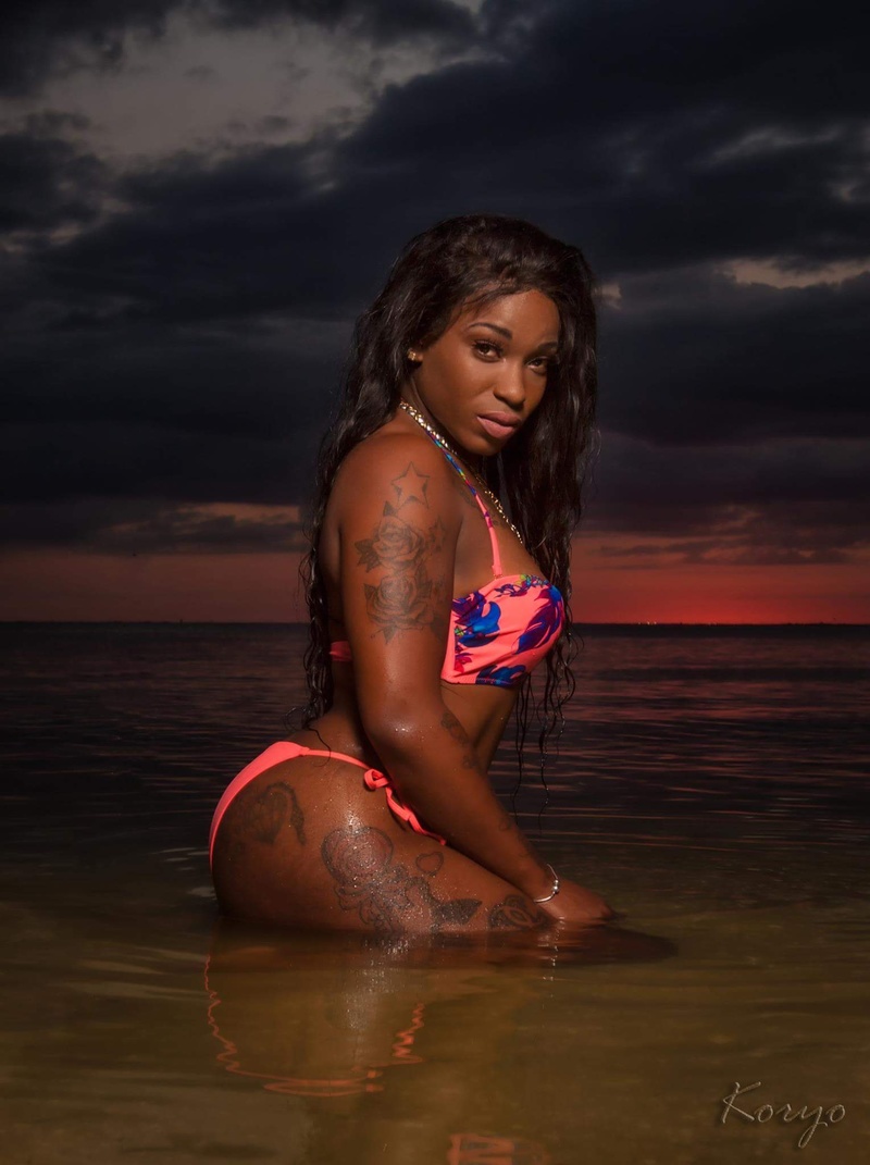 Female model photo shoot of Sugar941 by Koryo Photography in Cypress Beach Tampa FL
