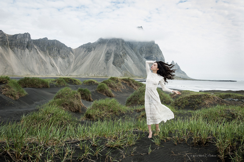 Male and Female model photo shoot of Mark C Haskins and Rebecca Tun in Iceland